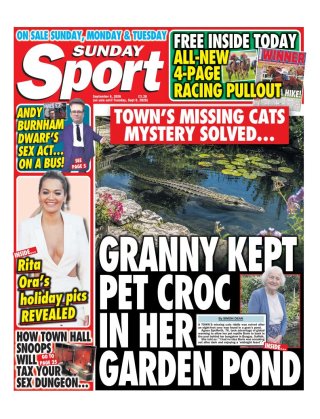 Sunday Sport frontpage thumbnail