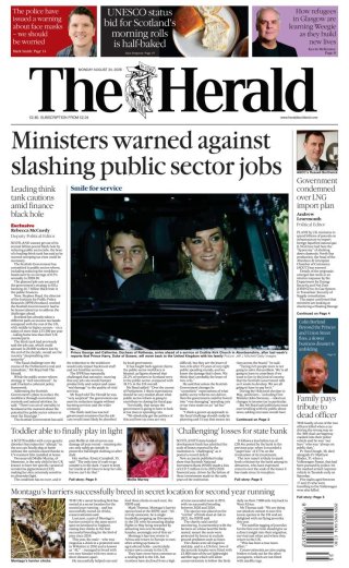The Herald Scotland frontpage thumbnail