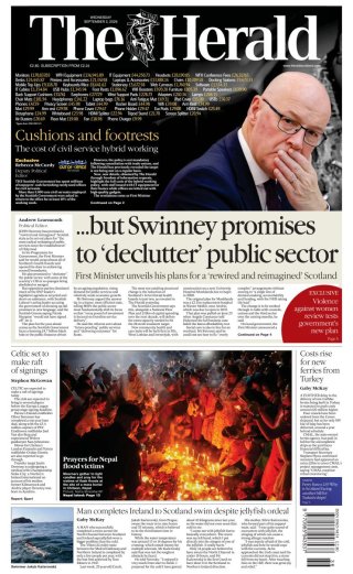 The Herald Scotland frontpage thumbnail