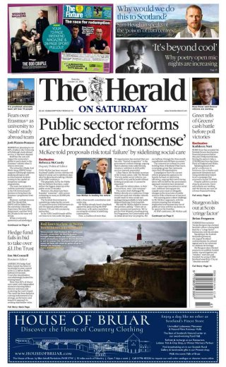 The Herald Scotland frontpage thumbnail