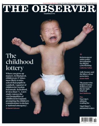 The Observer frontpage thumbnail