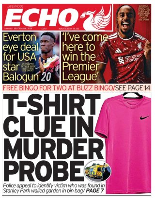 Liverpool Echo frontpage thumbnail