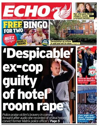Liverpool Echo frontpage thumbnail