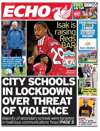 Liverpool Echo frontpage thumbnail