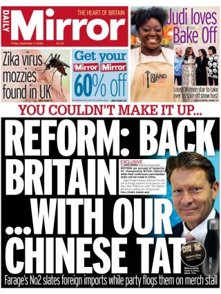 Daily Mirror frontpage thumbnail