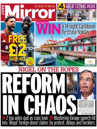 Daily Mirror frontpage thumbnail