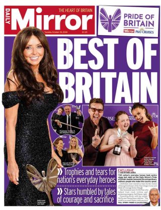 Daily Mirror frontpage thumbnail