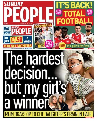 Sunday People frontpage thumbnail