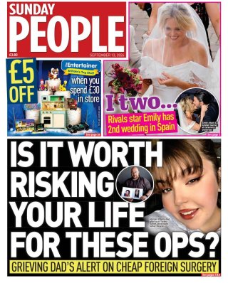 Sunday People — 13 Sep 2026 • 00:50