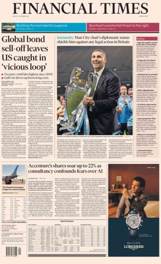 The Financial Times frontpage thumbnail