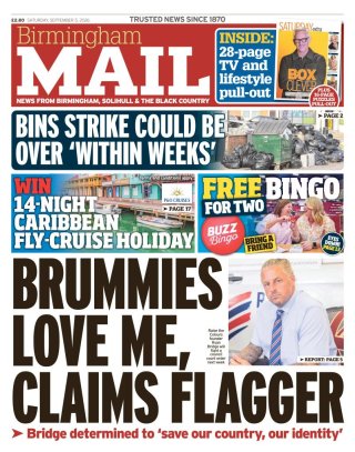 Birmingham Mail frontpage thumbnail
