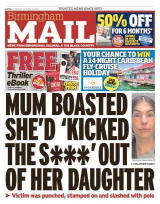 Birmingham Mail frontpage thumbnail
