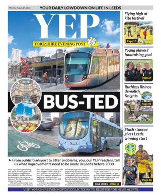 Yorkshire Evening Post frontpage thumbnail