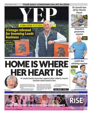 Yorkshire Evening Post frontpage thumbnail