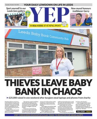 Yorkshire Evening Post frontpage thumbnail