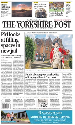 Yorkshire Post frontpage thumbnail