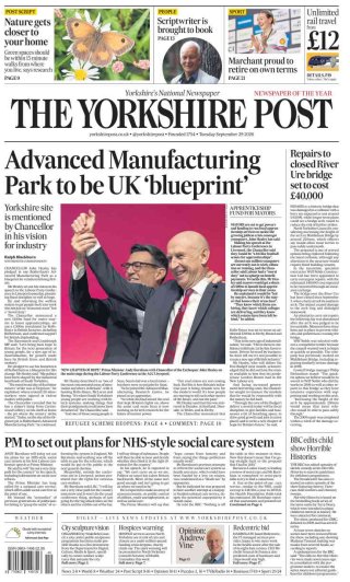 Yorkshire Post — 29 Sep 2026 • 00:50