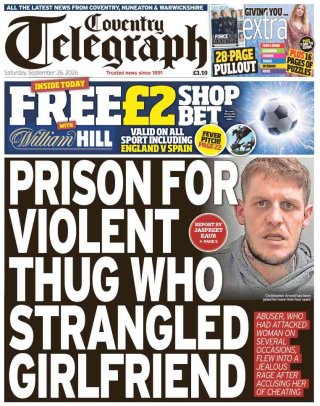 Coventry Telegraph — 26 Sep 2026 • 03:20