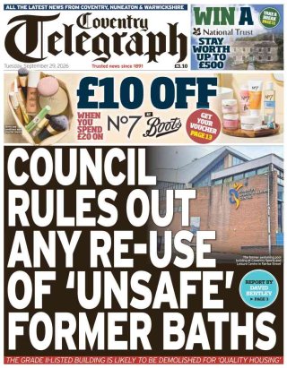 Coventry Telegraph — 29 Sep 2026 • 03:01