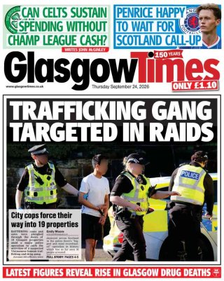 Glasgow Times — 24 Sep 2026 • 14:30