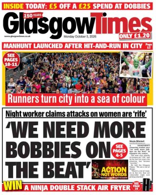 Glasgow Times frontpage thumbnail