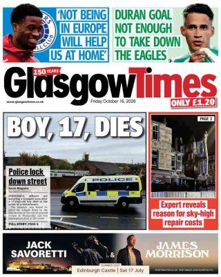 Glasgow Times frontpage thumbnail