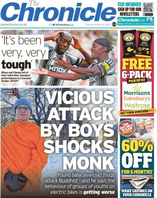 The Chronicle frontpage thumbnail