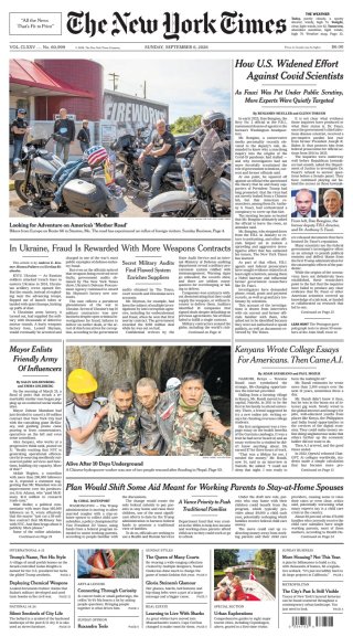 The New York Times frontpage thumbnail