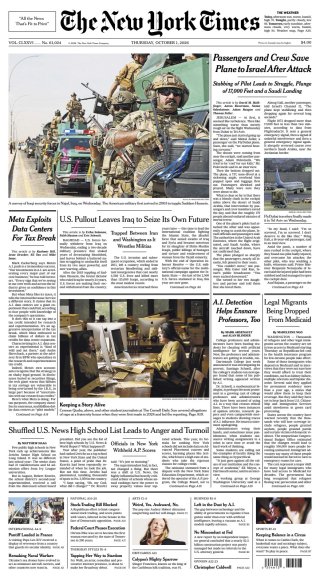 The New York Times — 01 Oct 2026 • 03:20