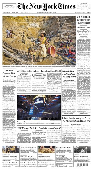 The New York Times frontpage thumbnail