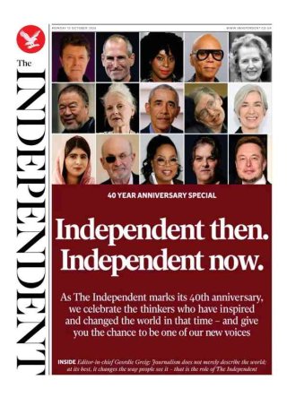 The Independent frontpage thumbnail