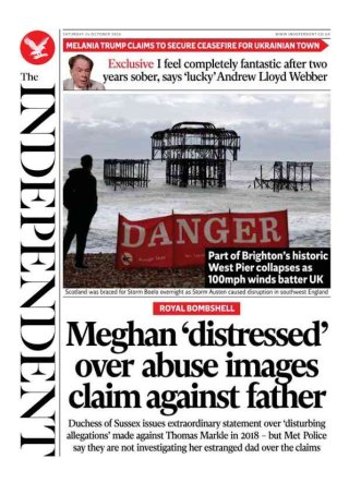 The Independent frontpage thumbnail