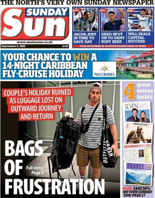 Sunday Sun frontpage thumbnail