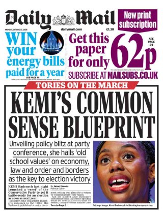 Daily Mail frontpage thumbnail