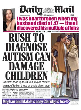 Daily Mail frontpage thumbnail
