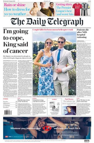 Telegraph frontpage thumbnail