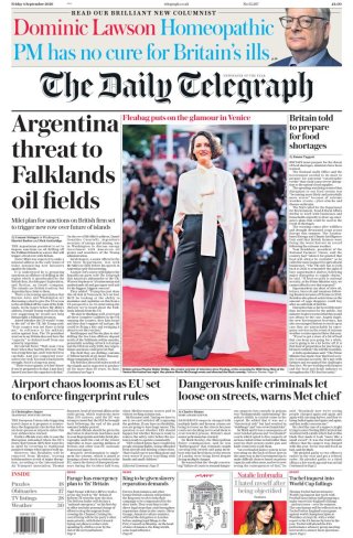 Telegraph frontpage thumbnail
