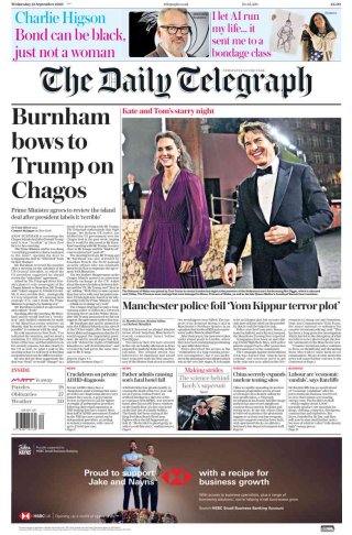 Telegraph — 23 Sep 2026 • 01:01