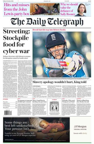 Telegraph frontpage thumbnail