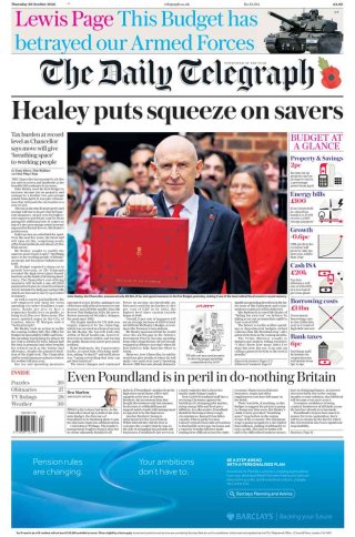 Telegraph frontpage thumbnail