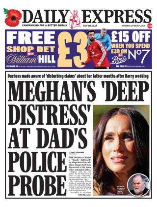 The Express frontpage thumbnail